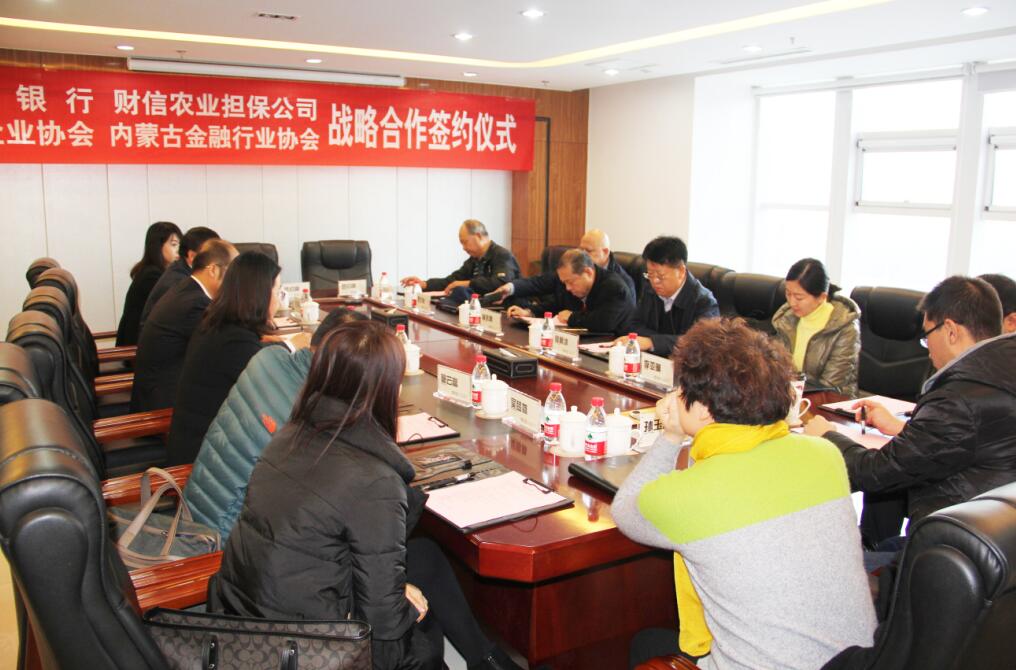 匯聚多方共識，共謀內(nèi)蒙古農(nóng)牧業(yè)產(chǎn)業(yè)新發(fā)展——四方銀企戰(zhàn)略合作洽談會召開