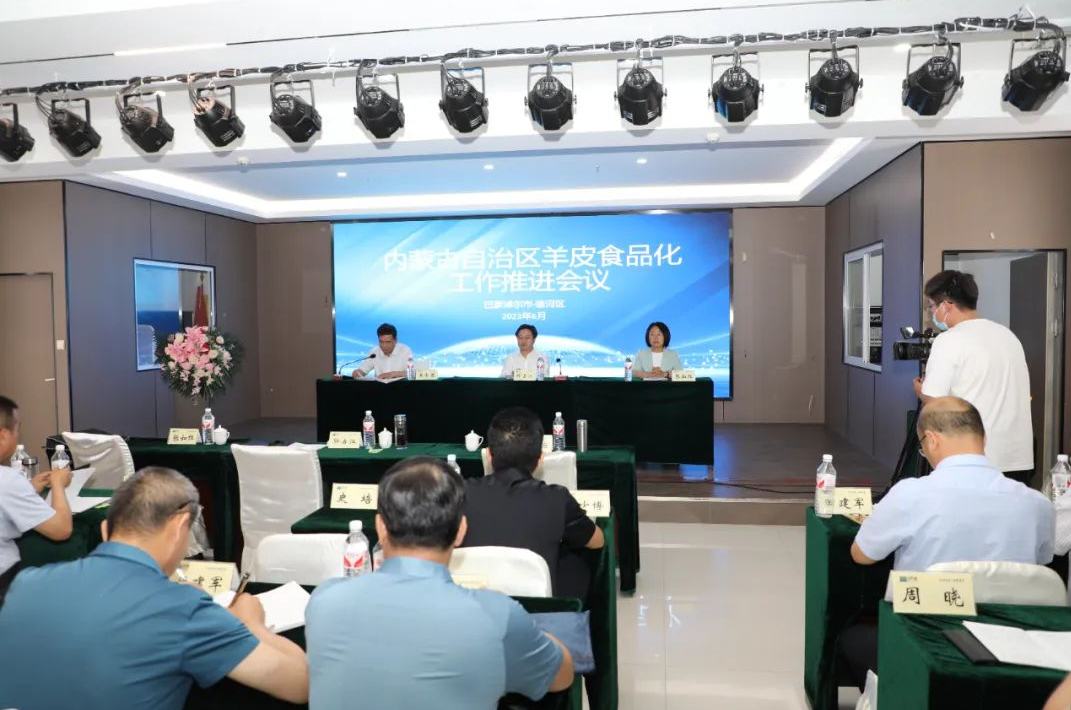 全區(qū)羊皮食品化工作現(xiàn)場調(diào)度推進會在巴彥淖爾市召開